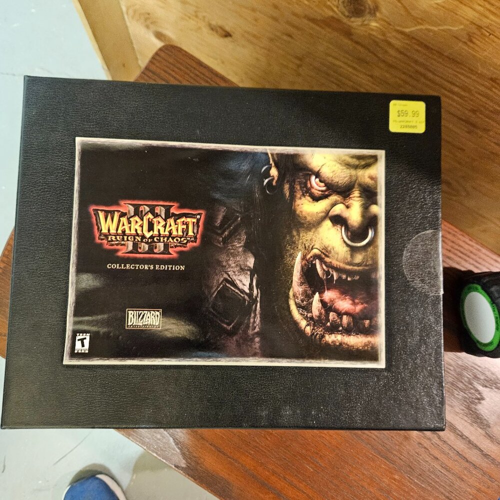 Warcraft III: Reign of Chaos Collector's Edition PC Game Retired Rare